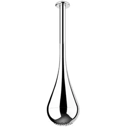 Gessi Goccia Antikalk-Kopfbrause, mit personalisierter Länge, 1/2 Anschluss, 33753299, Farbe: Schwarz XL