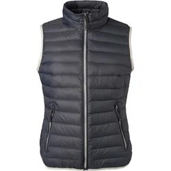 James & Nicholson Damen Daunen Bodywarmer JN1137 graphite/silver S