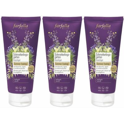 Farfalla Duschgel Schmetterlingsgarten 200 ml x3 3x200