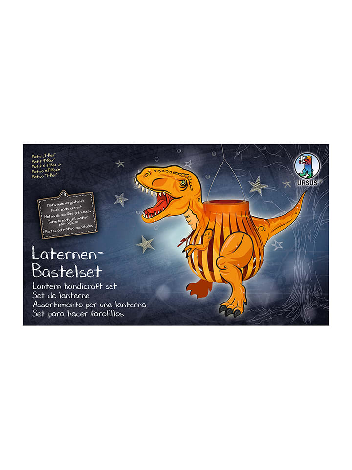 URSUS Laternen-Bastelset "T-Rex" in Orange - onesize
