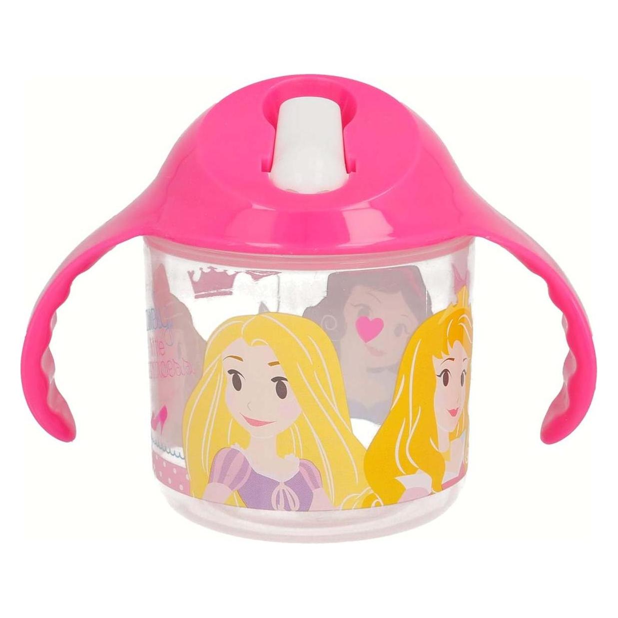 Princess Disney auslaufsicherer Becher 250 ml transparent (30736)
