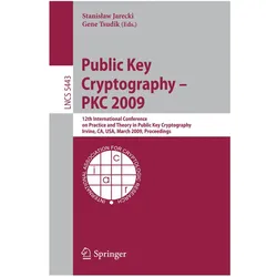 Public Key Cryptography - PKC 2009, Fachbücher