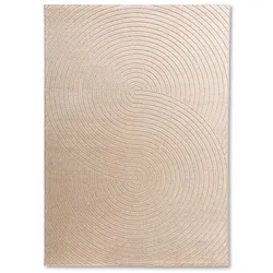 Outdoorteppich Tanya II 120 x 170 cm Polypropylen Beige
