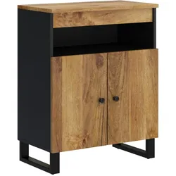 vidaXL Sideboard mit 2 Türen 60x33x75 cm Massivholz Mango