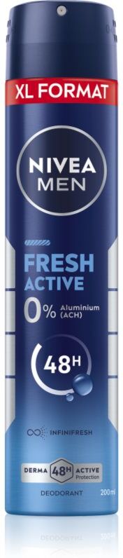NIVEA MEN Fresh Active déodorant en spray pour homme 200 ml