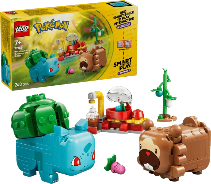 LEGO Pokémon 72155 SMART Play: Beerenfete mit Bisasam und Bidiza