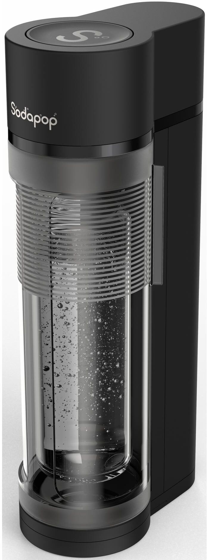 Wassersprudler "Sodapop Sprudler", schwarz, B:19cm H:42,5cm T:11cm, Wassersprudler, Wassersprudler schwarz Einheitsgröße