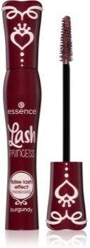 Essence Lash PRINCESS máscara com efeito de pestanas postiças tom Burgundy 12 ml. Lash PRINCESS