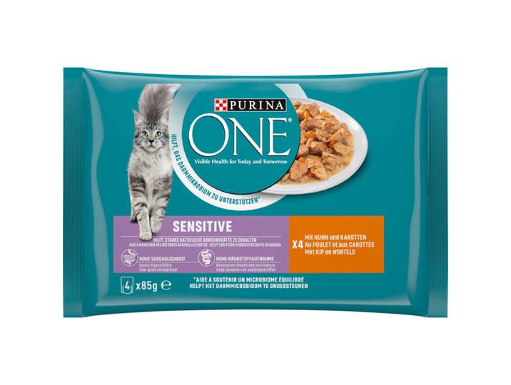 Purina ONE Sensitive Natvoer Kip Pouch