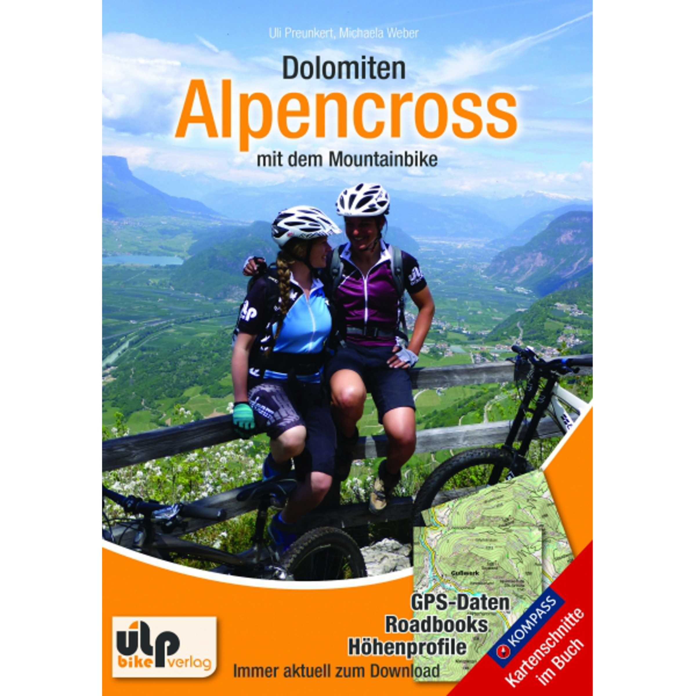 ULPbike Verlag Dolomiten Alpencross mit Mountainbike MTB-Führer