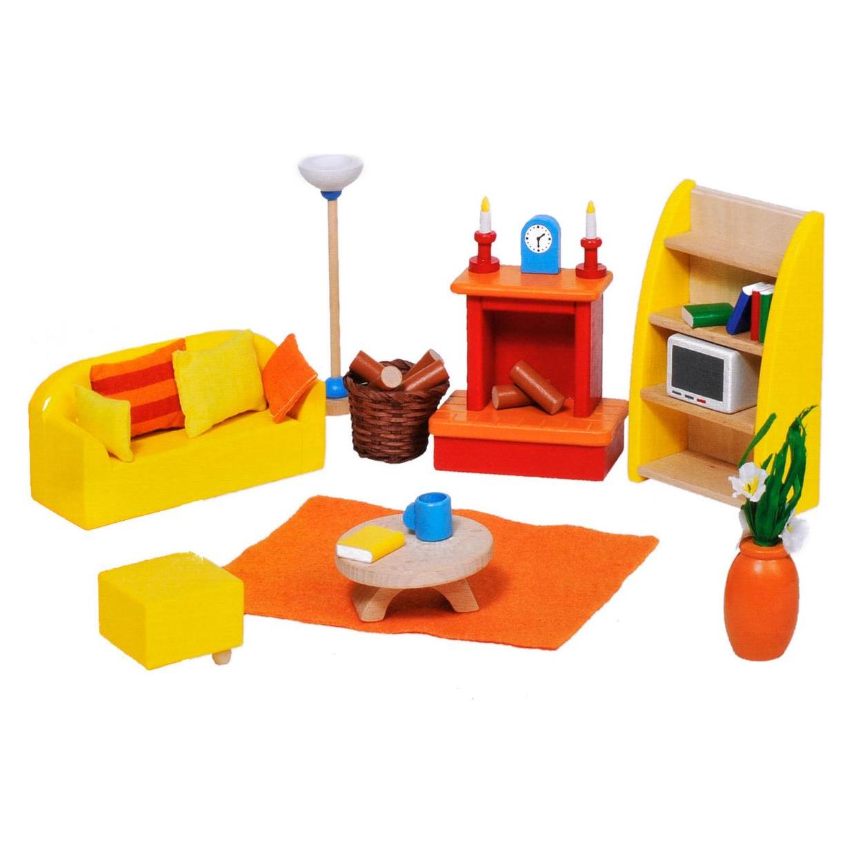 Goki Puppe Haus Möbel Wohnzimmer (51904)