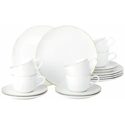 Seltmann Weiden Kaffeeservice 18-tlg. LIBERTY GOLDRAND - B/H/T ca. 24.00x18.10x43.00