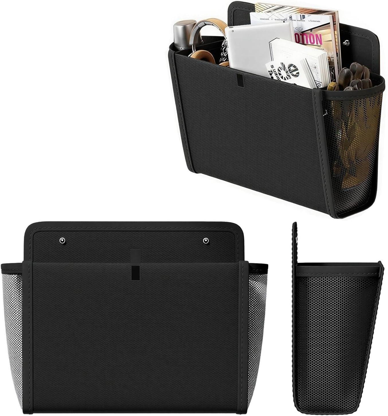 Hangende opbergtas met dubbele compartimenten voor campers en slaapkamers, 45 x 23 x 5 cm