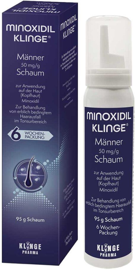 Minoxidil Klinge Männer 50 mg/g Schaum