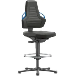 Magni, Bürostuhl, bimos Stuhl/Bürostuhl Nexxit 3 Gleiter Polster Griff blau (57 - 82 cm)