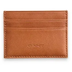 Gant für Herren. 9980084 Kartenetui aus mahagonibraunem Leder (OSFA), Lässig