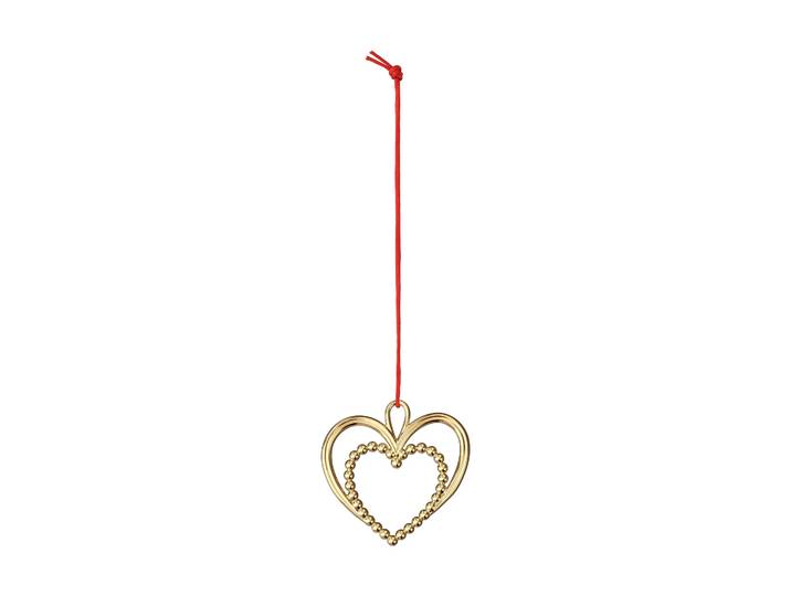 Rosendahl Décoration de Noël Karen Blixen cœur en perles 6,5 cm Doré
