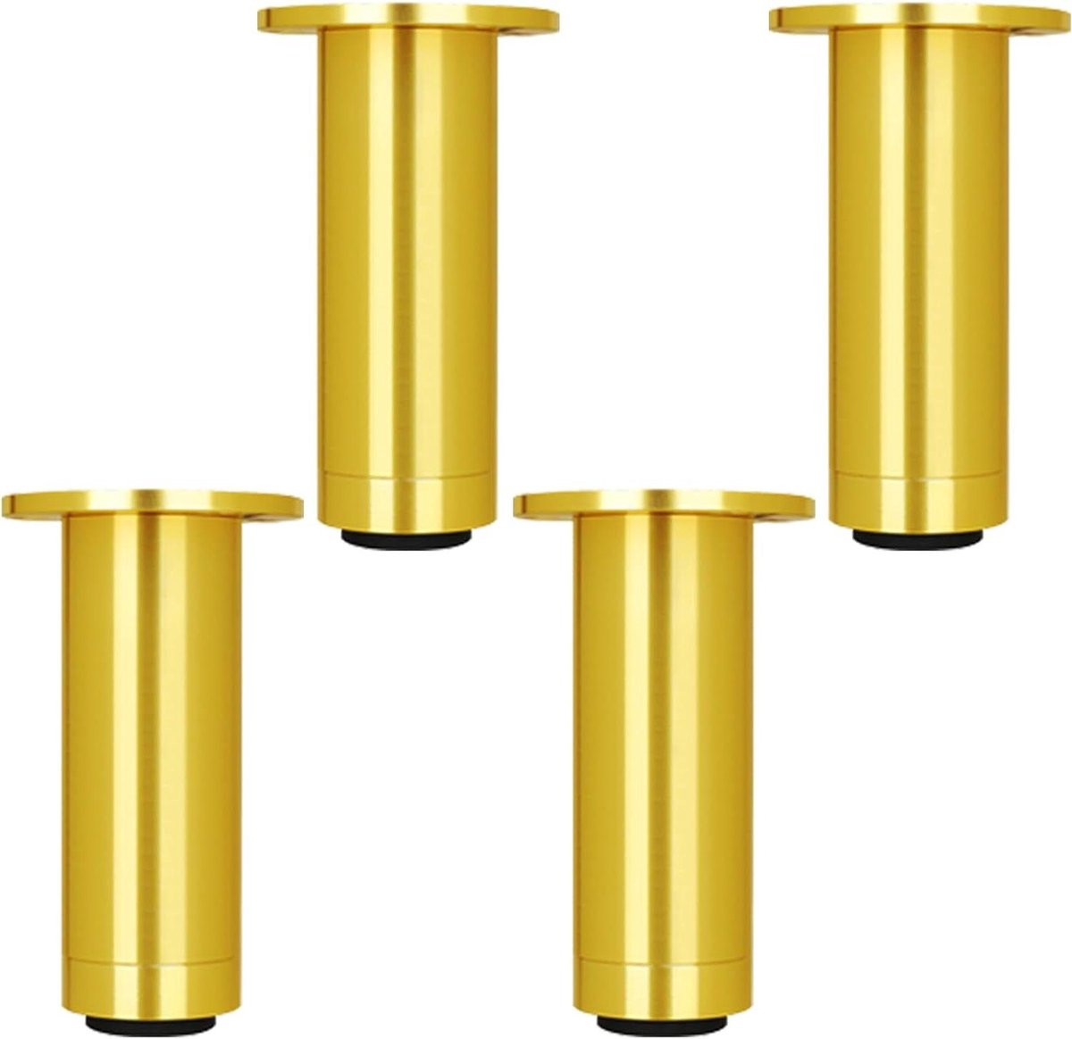 Gouden meubelpoten sokkelvoet voor het verbeteren van meubels, Hoogte: 12 cm, Goud