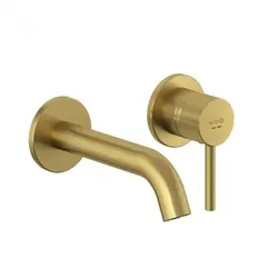 Kludi Bozz Waschtischarmatur Gebürstetes Gold 38244N076