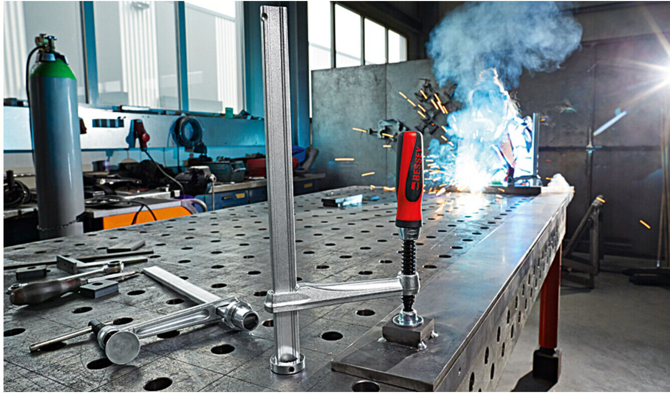 Bessey Spannelement mit fixer Ausladung TW28 300/140 (Hebelgriff) (TW28-30-14H)