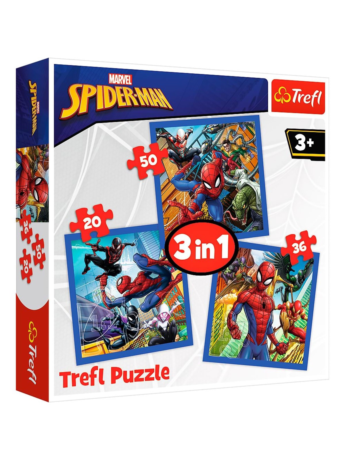 Trefl Puzzle - Spider-man - Spider Force (3in1) 2D Puzzles