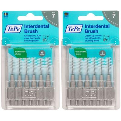 Tepe ID Buerste Grau 1.3Mm x2 2x6 St Zahnbürste