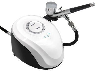Useful Little Things Portable Handheld Facial Airbrush And High Pressure Nano Oxygen Injector white Black