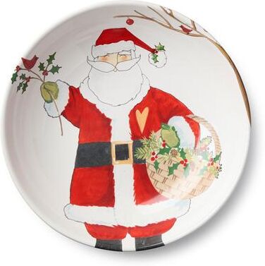 "Certified International Santa Delight Serving Bowl 13in x 3in - 13"" L x 13"" W x 3"" H"