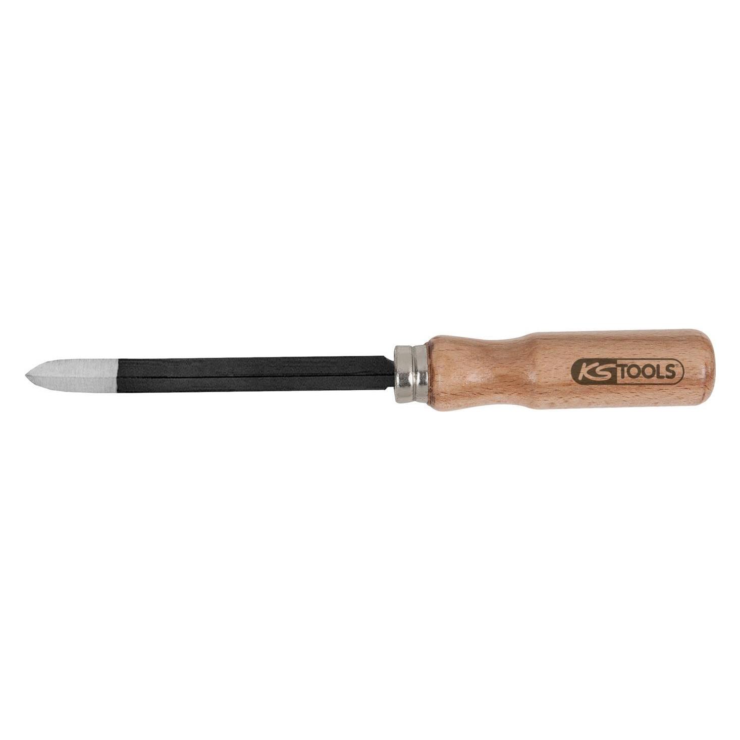 KS Tools Feinmechanik-Dreikant-Vollschaber (160 mm) (150.3257)