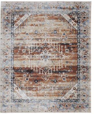 Grand Bazaar Claymore Machine Made Distressed Transitional Area Rug