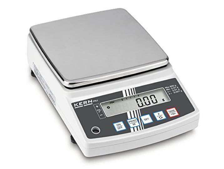 Kern PNJ 3000-2M - Präzisionswaage, Wiegebereich [Max]:3200 g, Ablesung [d]:0,01 g, Wägeplatte:WXD 190x190 mm (Edelstahl), ohne Überprüfung