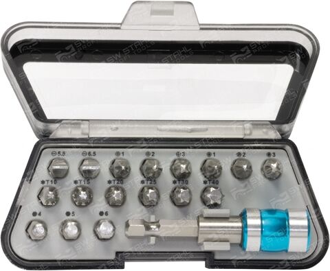 Swstahl Set, Schraubendreher-Einsatz (Bits) 04128l