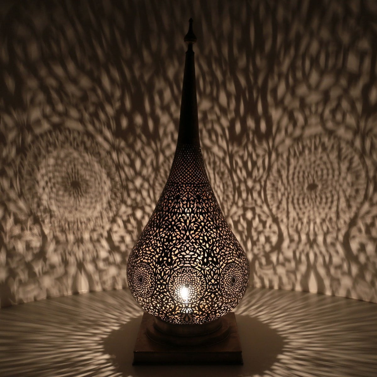 Casa Moro Messing Jalal Oriental Lamp in Messing en Koper