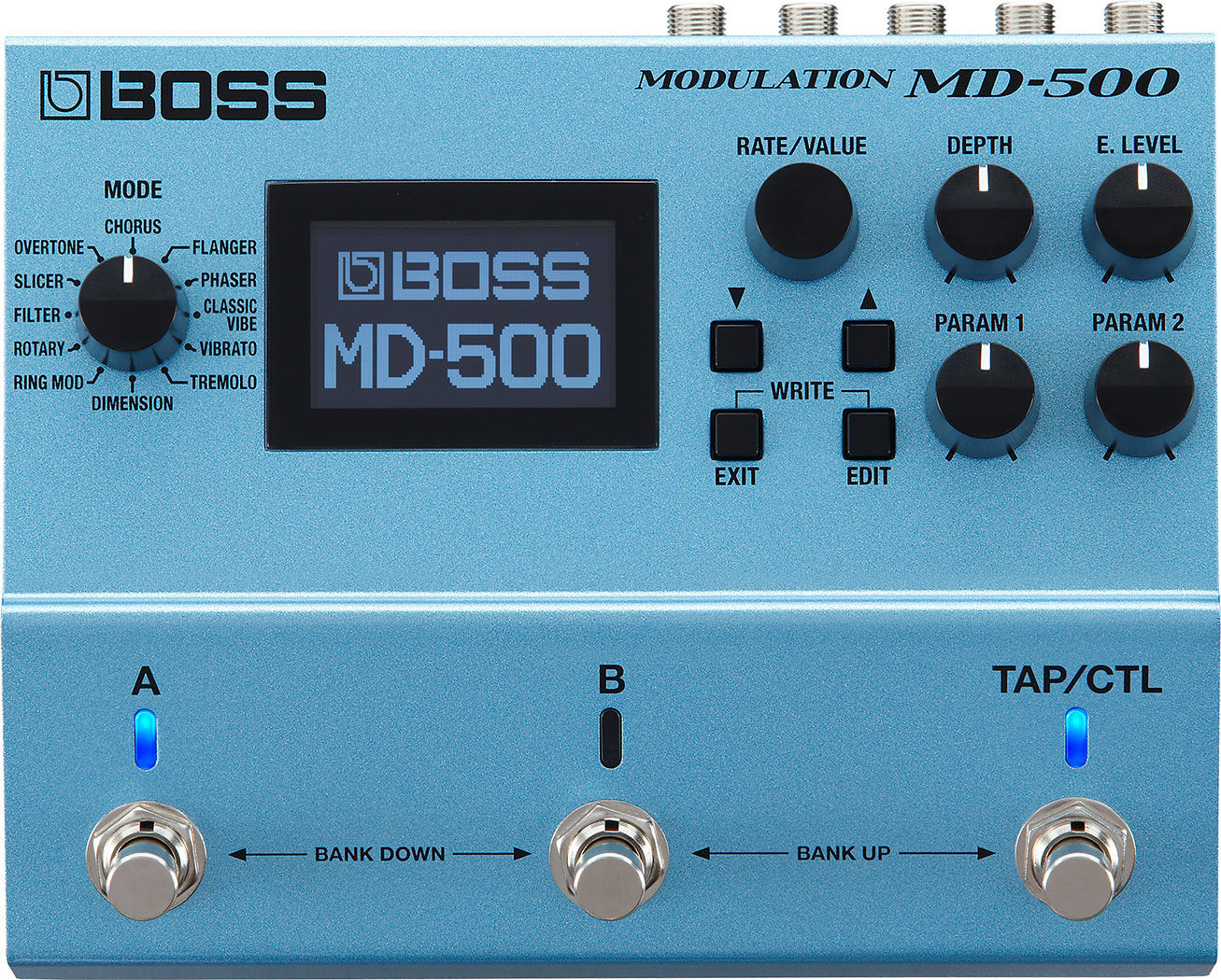 Boss MD-500 MODULATION 12-Modos 28-Tipos Modulação 32-bits