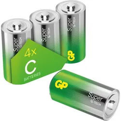 GP U4 C - Super, Alkaline Batterie, C (Baby), 4er-Pack