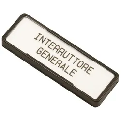 Brady, Etiketten, 17x70 adhesive plate holder