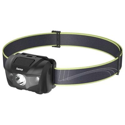 Hama LED-Stirnlampe 'HL200', Batterien, Kopflampe zum Joggen, Sport, 4 Modi 00228615 Stirnlampe 73 g