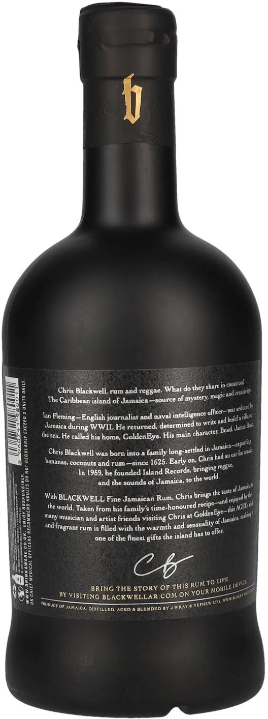 Blackwell Fine Jamaican Rum 007 Limited Edition 40% Vol. 0,7l