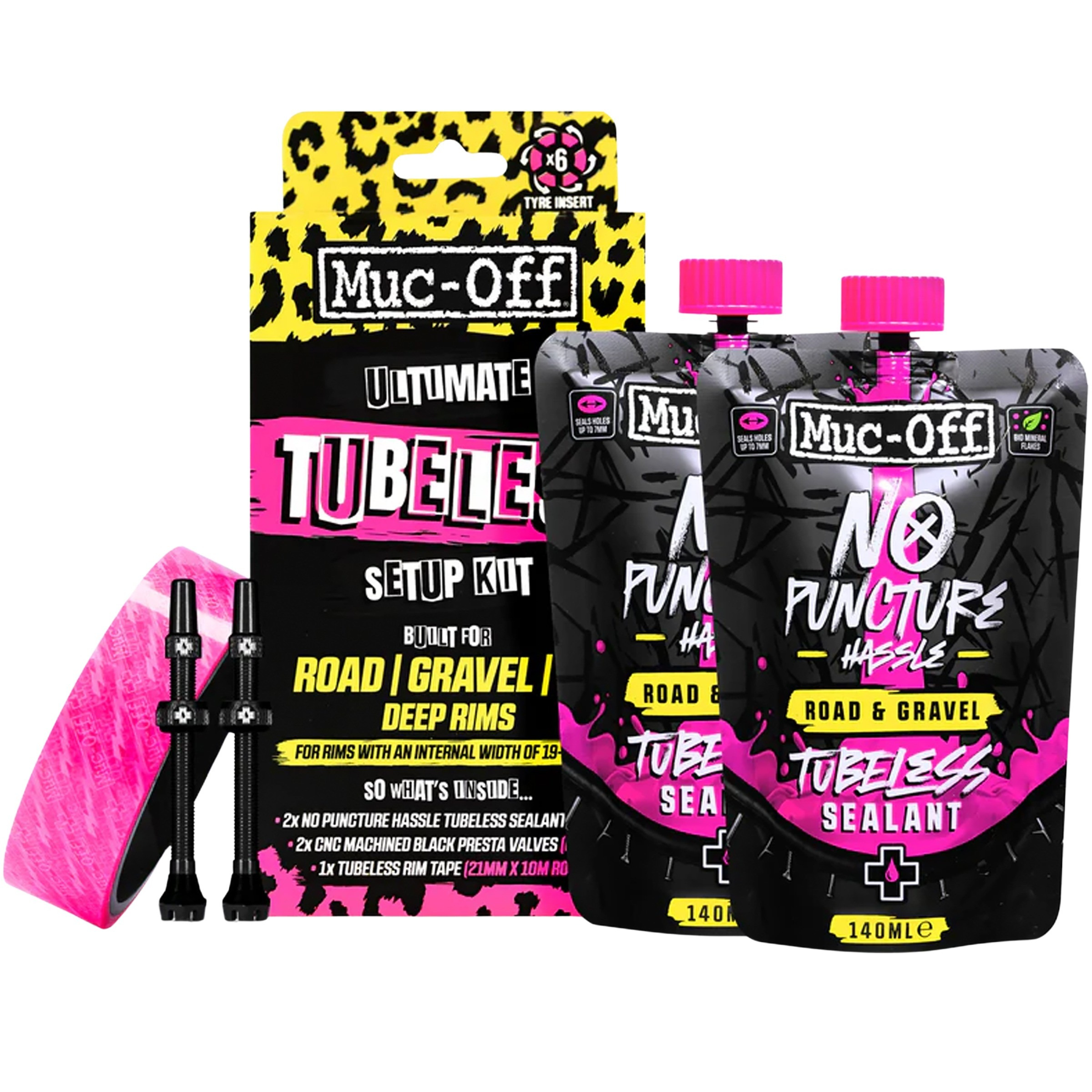 Muc Off UltimateTubeless Kit Fahrradwerkzeug & Fahrradpflege schwarz Größe 44mm