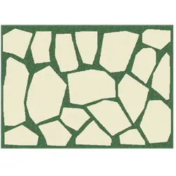 In- und Outdoorteppich  Turf , grün , Synthetische Fasern , Maße (cm): B: 133