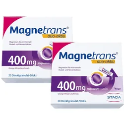 Magnetrans Duo Aktiv 400mg 2X20 St