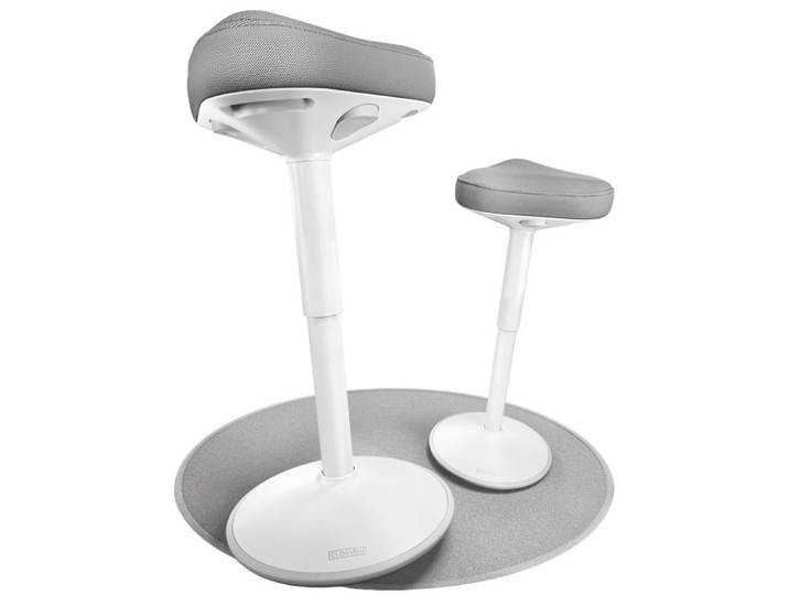 Tabouret ergonomique bureau CLOUVOU - Nexus - Tabouret dynamique avec Effet Oscillant - réglable de 47 à 64 cm - Anthracite