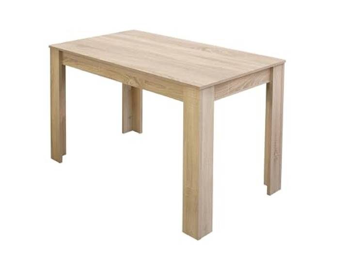 möbelando Esstisch >Pit< in Eiche sägerau - 110x75x60cm (BxHxT)