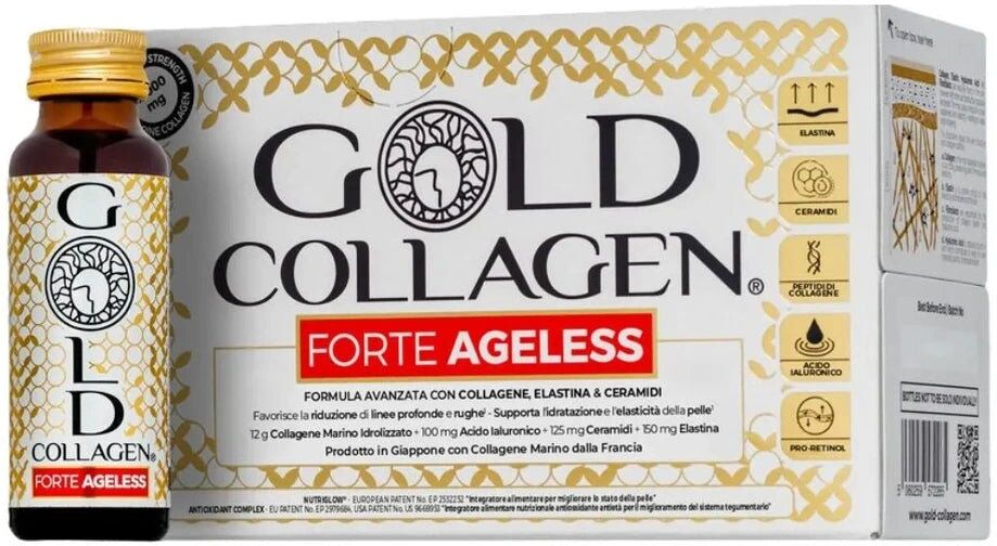 Minerva Research Labs Gold Collagen Ageless 10 flaconcini