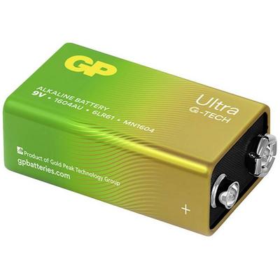 GP Ultra 9 V Block-Batterie Alkali-Mangan 9 V 1 St.