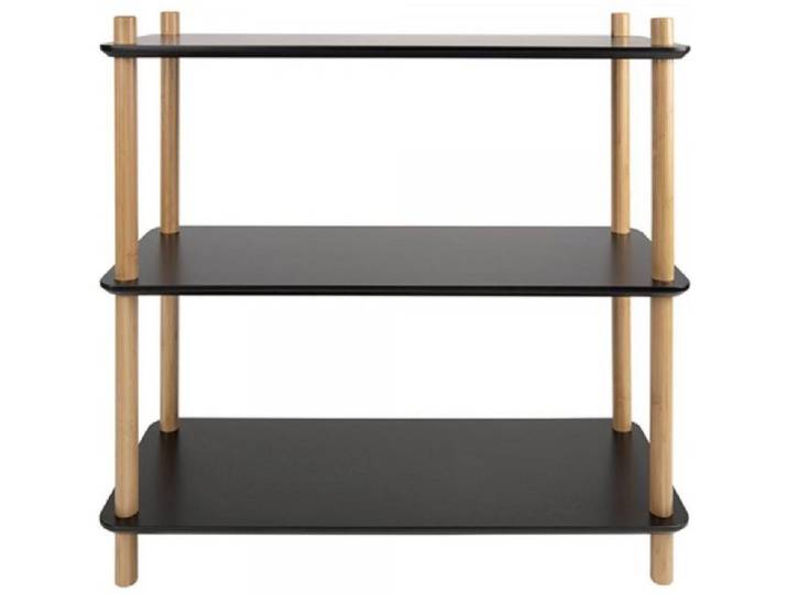 Leitmotiv Regal Regal Simplicity Bamboo Black (3 Böden) (Small)