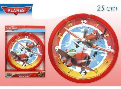 Jonotoys Disney Vliegtuig Wandklok, Analoog, Diameter: 25 cm