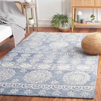 SAFAVIEH Handmade Micro-Loop Annemarije Wool Rug