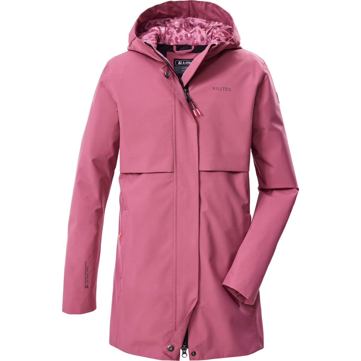 killtec KOS 159 Girls Parka rouge (00430) 176 44119-000-00430-176