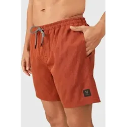 BRUNOTTI Herren Badeshorts Volleyer, Größe S in Rot Rot